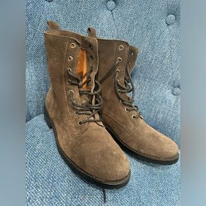 Frye women combat boots